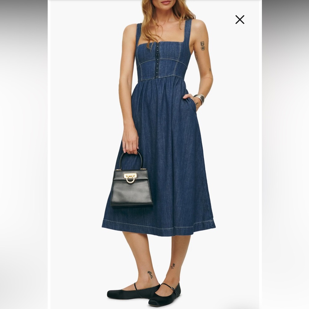 Tagliatelle Dress in denim
